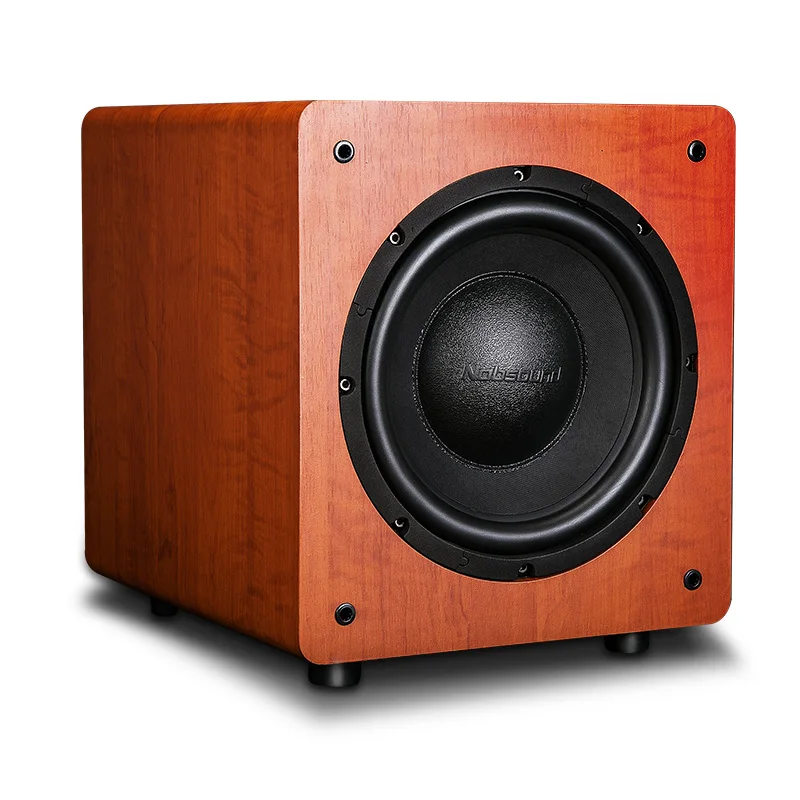 Nobsound SW-100 Wood 250W 10-дюймовый активный сабвуфер колонки для компьютера MP3 |