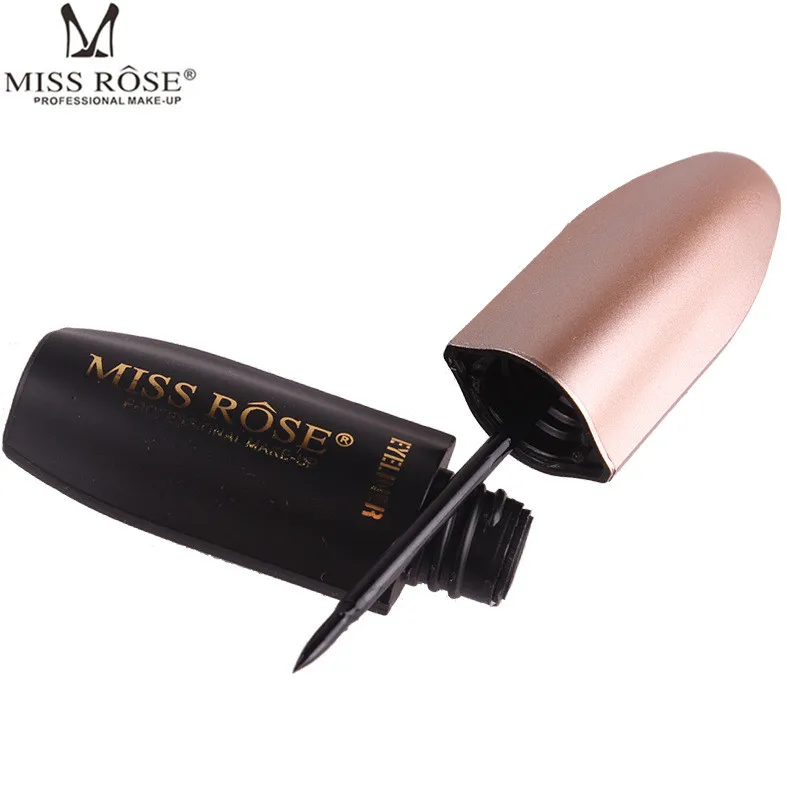 2018 Miss Rose водостойкая жидкая подводка для глаз карандаш черный быстросохнущая