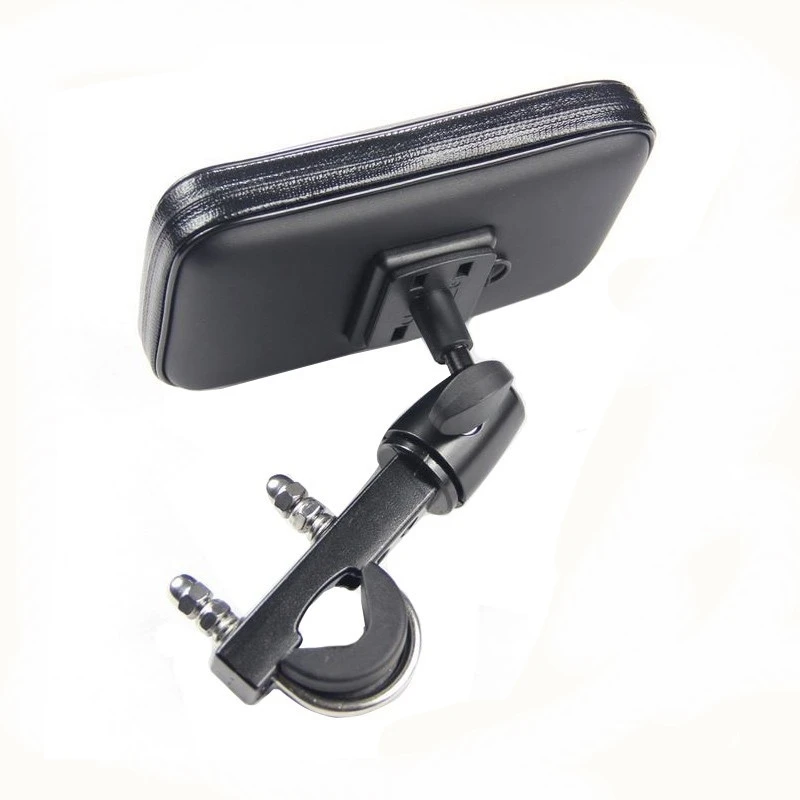 buzzlee universal adjustable motorcycle handlebar phone holder mount for iphone for samsung gps w waterproof phone bag case free global shipping