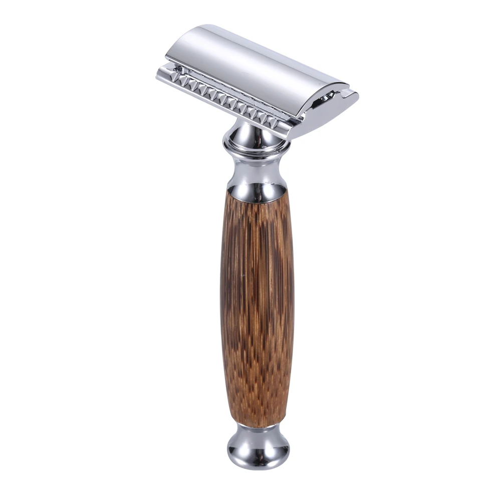 Environmental Bamboo Handle De Double Edge Razors Men Shaver