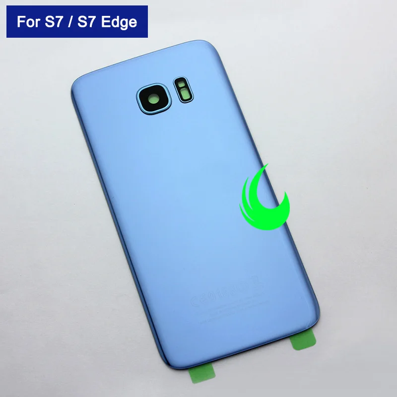 Задняя стеклянная крышка батареи для samsung Galaxy S7 G930/S7 Edge G935 задняя дверь корпус чехол для samsung S7 Edge задняя стекло+ объектив