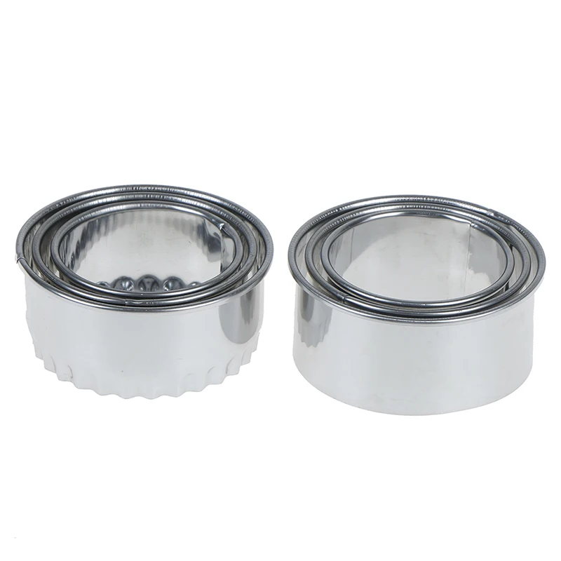 3 шт. круглая/Цветочная резка теста Инструмент Кухонные гаджеты из нержавеющей