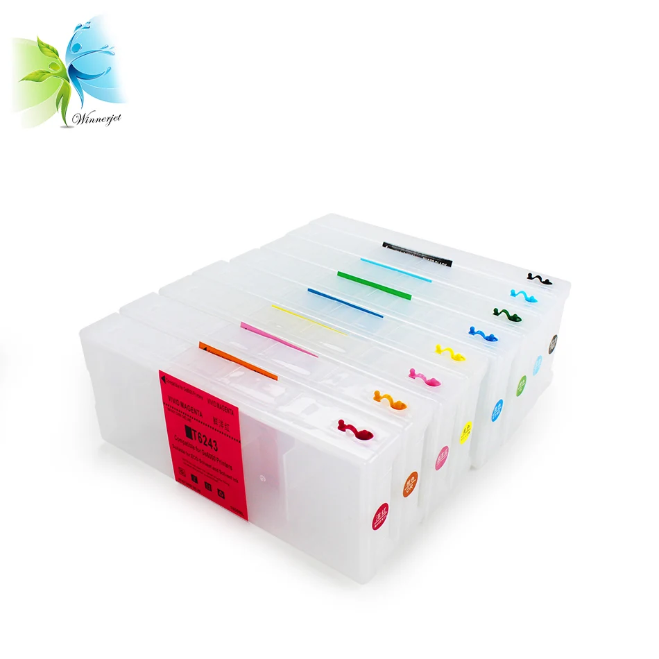 1800 ml многоразового картридж для Epson GS6000 принтер T6241 T6242 T6243 T6244 T6245 T6246 T6247 T6248 |
