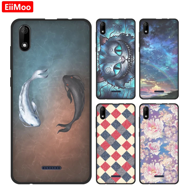EiiMoo Cartoom Phone Case For Wiko Y60 Silicone Soft Cover Cute Patterned Coque Y 60 | Мобильные телефоны и аксессуары
