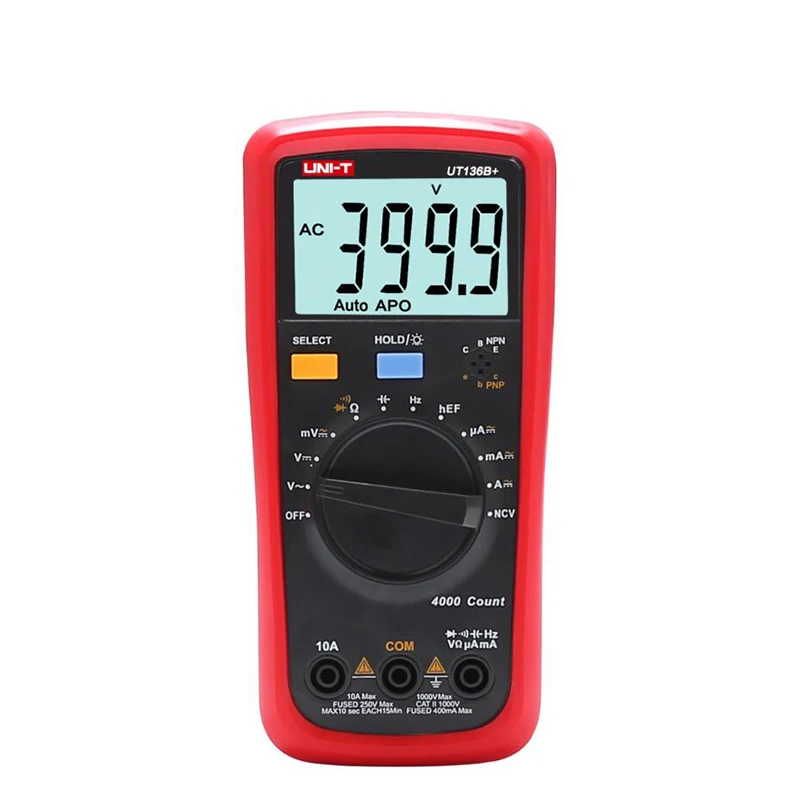 Цифровой мини-мультиметр UT136B + UT136C Автоматический диапазон переменный ток