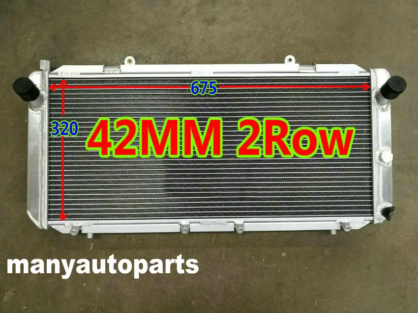 Алюминиевый радиатор + синий шланг для Toyota MR2 SW20 3SGTE MT 1990 1997 91 92 93 94 95 96 97|Радиаторы и