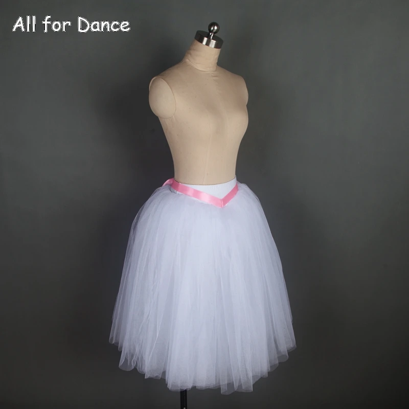 5 слоев мягкого фатина с брюками для взрослых балетный танец Длинная Одежда