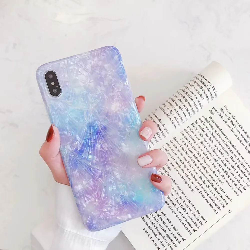 Ourpho шаблоном чехол для телефона iphone 6 6s 7 8 плюс ярко-фиолетовый X XR XS MAX случае |