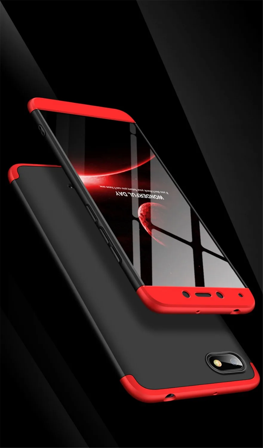Для Xiaomi Mi5 Mi5s Mi6 max2 5X a1 mix2 note3 mix 2 s Чехол GKK 360 полная защита жесткий Гибридный ПК 3 в 1