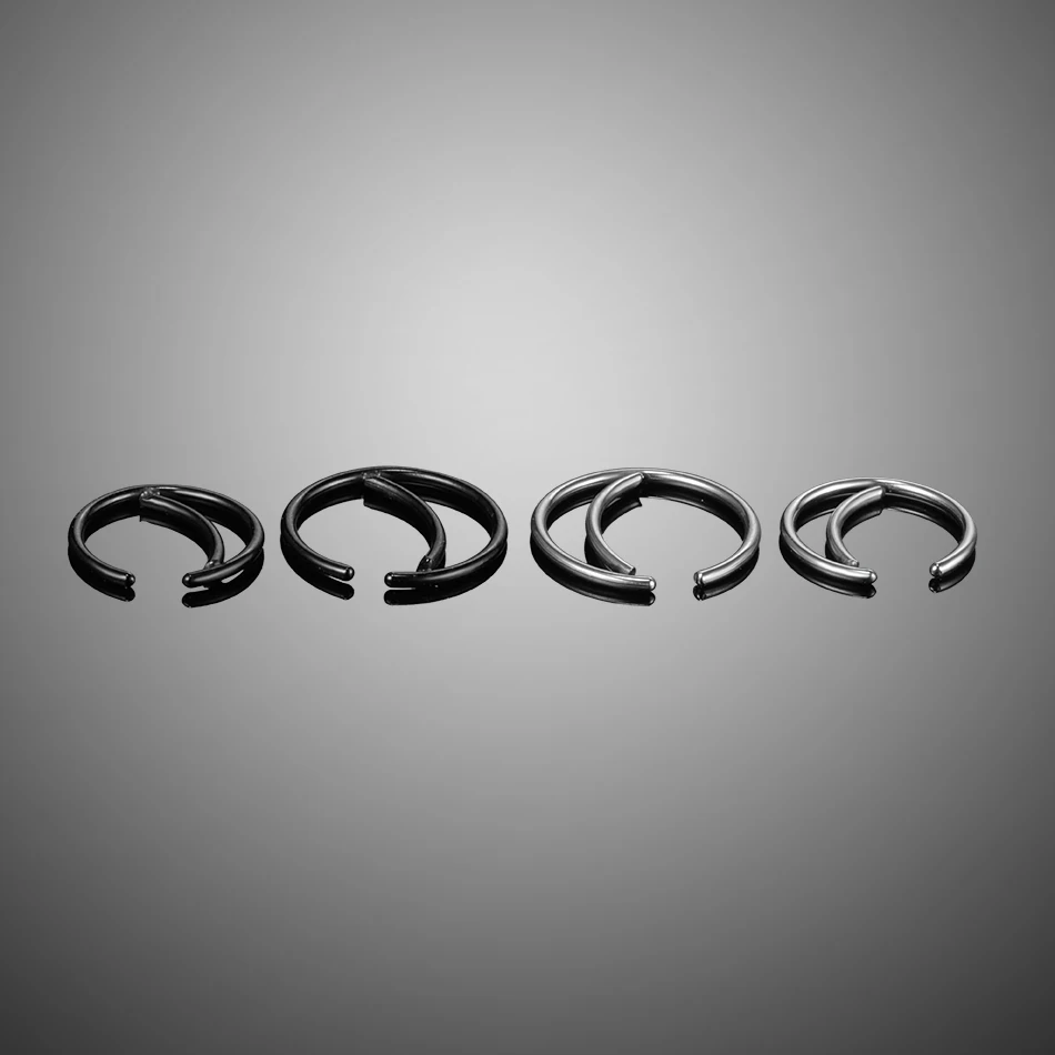 1 шт. сталь Луна Кольцо для носа 20 г поддельные нос филигранные кольца пирсинг для хрящевой части уха Tragus Helix шпильки поддельные Oreja пирсинг ювелирные изделия