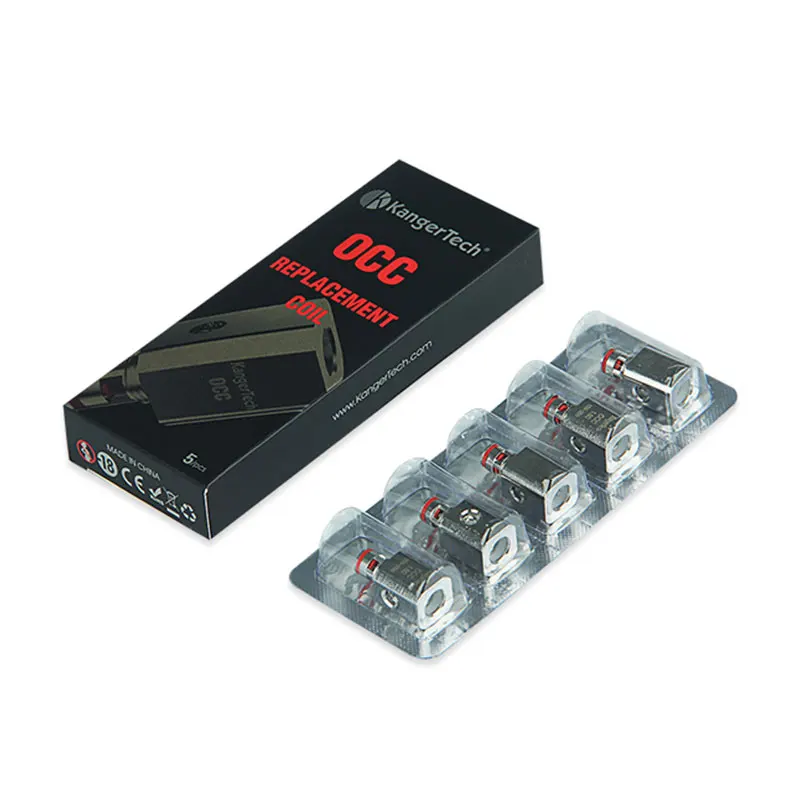 Оригинальный 5 шт. Kanger Subtank вертикальные ОСС Головка Катушки 1.5ohm 1.2ohm 0.5ohm