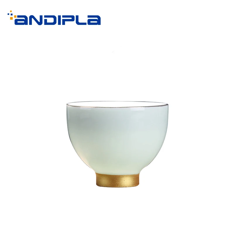 80 мл Jingdezhen подвески-талисманы в китайском стиле фарфоровая пигментированная Кубок китайский кунг-фу чайный сервиз, кружка для вина чайная посуда мастер кружка для Пуэра чашки для Саке