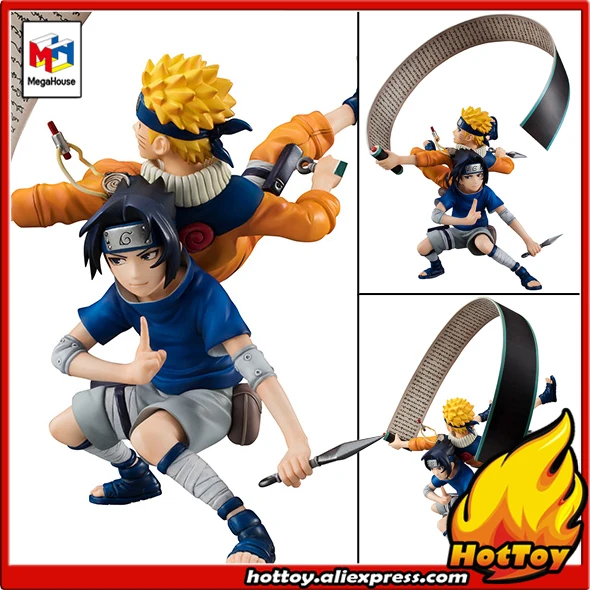 100% оригинал Megahouse G.E.M. Ремикс полная фигура Uzumaki & Uchiha Sasuke|naruto shippuden|uzumaki narutouchiha sasuke |