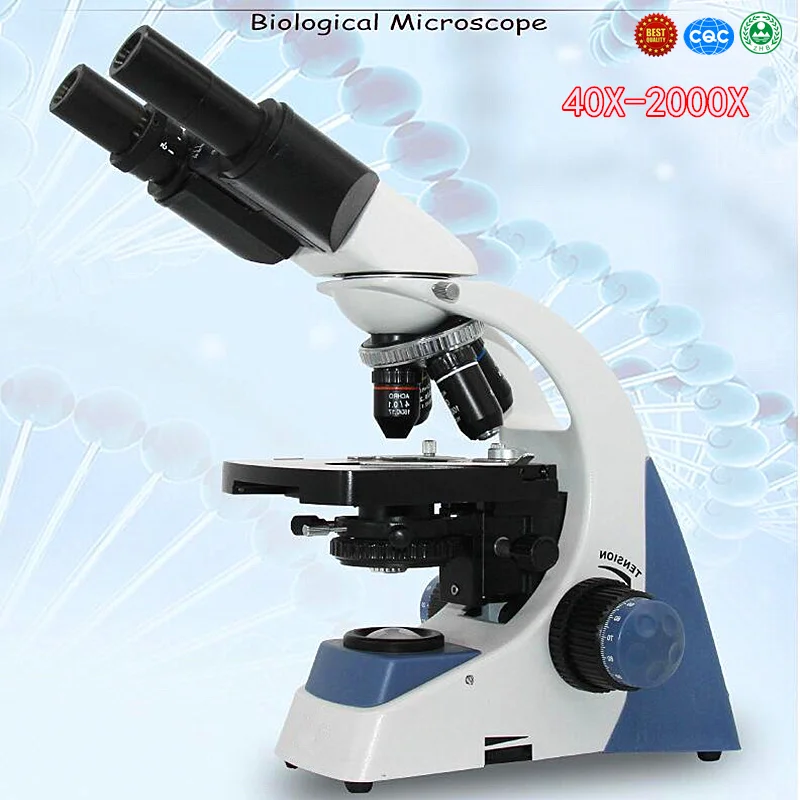 Aiboully YJ205 Биологический микроскоп 40X-2000X клетки крови животных растений Медицинский микроскоп клиника инструмент разведение