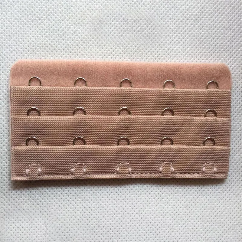 Brown La MaxPa, 3 шт., ремешок для бюстгальтера, удлинение пряжки, 3 ряда, 5 крючков, застежка, ремни, женский бюстгальтер, удлинитель, инструмент для шитья, аксессуары k246 - Цвет: Brown