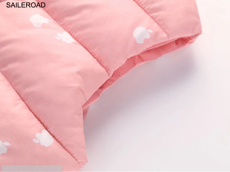 ПАРУСНАЯ 2 7 Т Осень Зима Сладкие детские Девочки Куртки Хлопок Теплый Детский