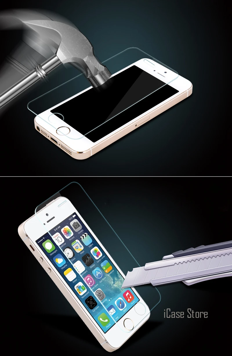 2.5D 9 H Премиум закаленное Стекло для iPhone 6 S 7 плюс 5 5S se 4 4S Apple Экран протектор