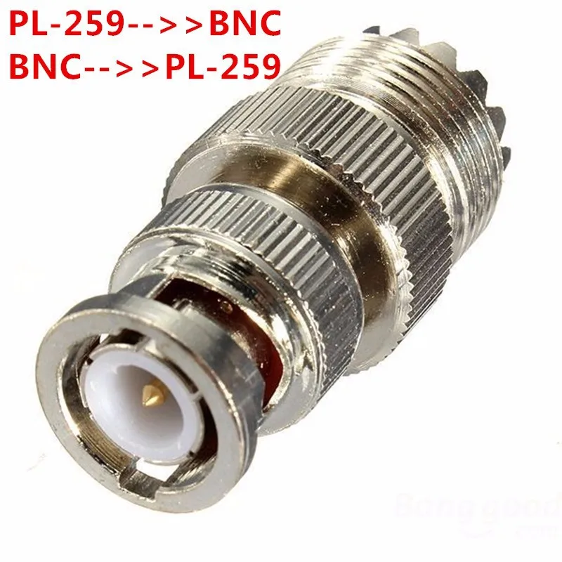 Адаптер BNC для двухсторонней радиосвязи адаптер UHF Female SO239(PL259) портативной