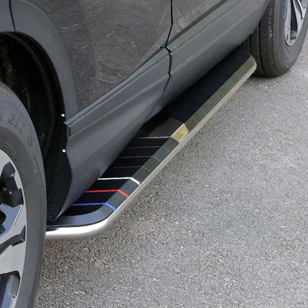 

Боковой Шаг подходит для HONDA CRV CR-V 2017 2018 2019 2020 Беговая доска Nerf Bar Алюминиевый сплав новый дизайн Стайлинг автомобиля