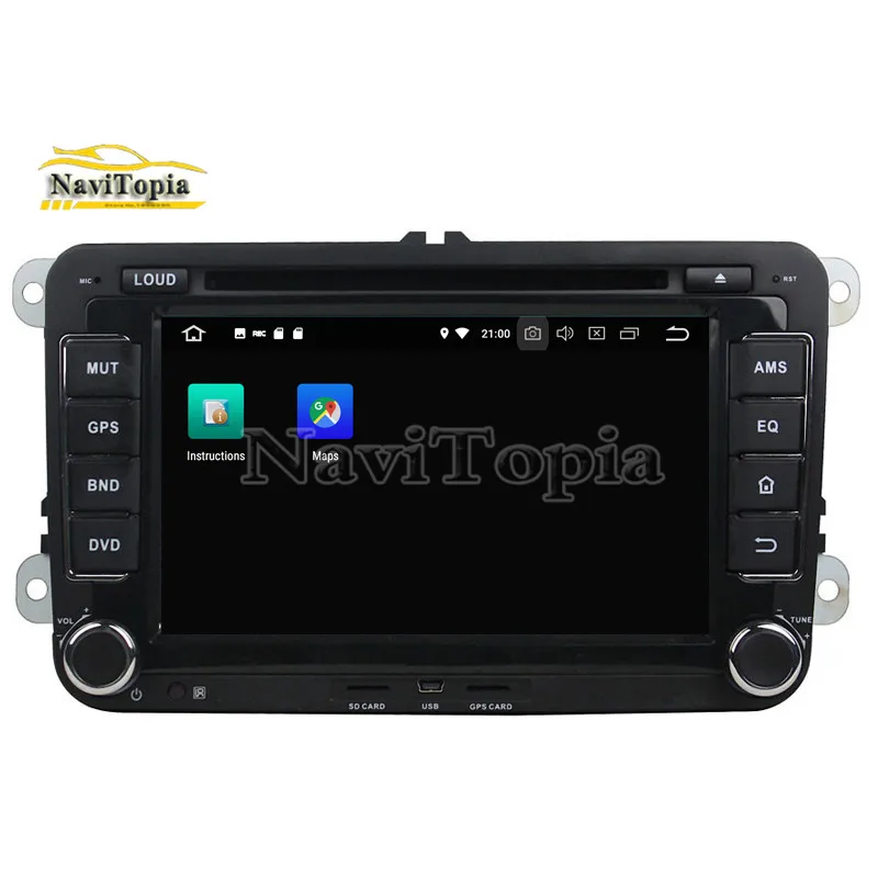NAVITOPIA 8 дюймов Android 9 0 автомобильный радиоприемник для VW