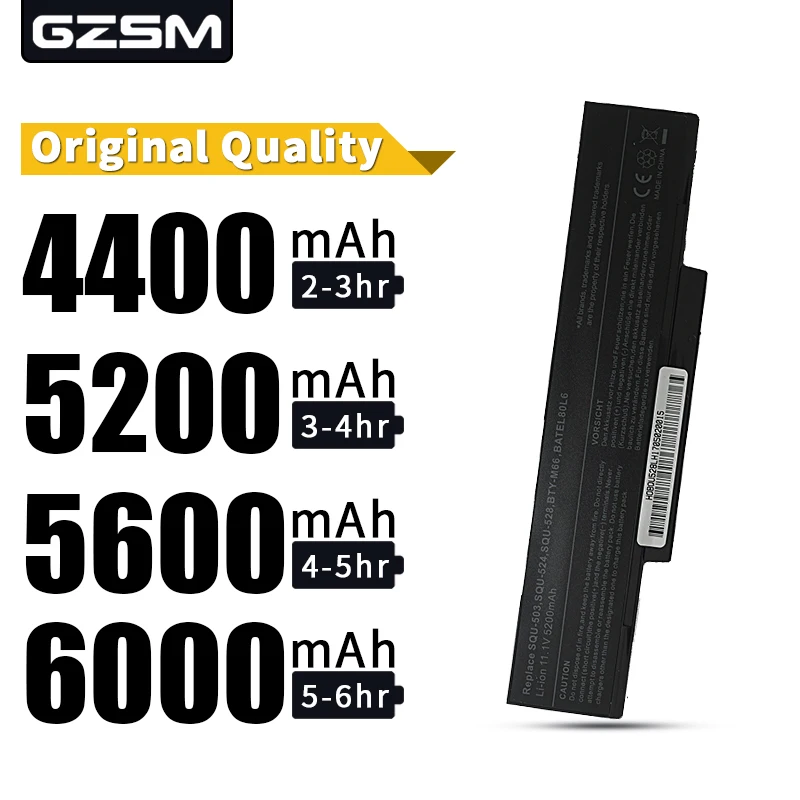 HSW 6 ячеек Аккумулятор для ноутбука MSI GX633 GX633X GX640 GX640X GX675 GX675X GX677 GX677X GX720 GX720X GX730 GX730X