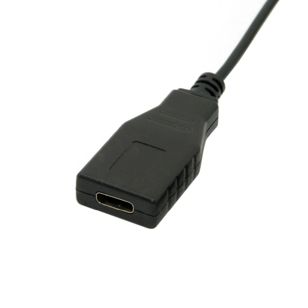 Chenyang Male Micro USB 2 0 to C 3 1 Type Женский Удлинительный кабель для передачи данных 10 см Mac