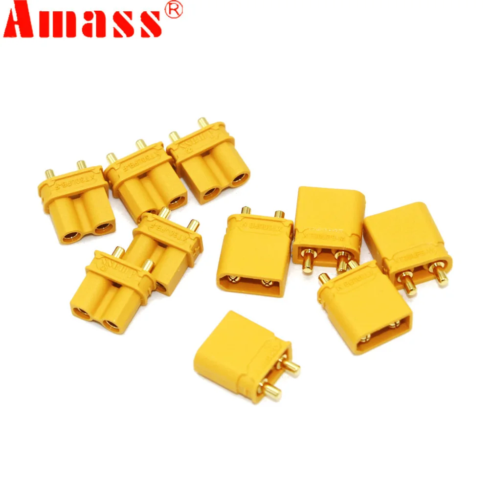 10 шт. штепсельная вилка Amass XT30UPB XT30 UPB 2 мм гнездовые и цилиндрические соединители