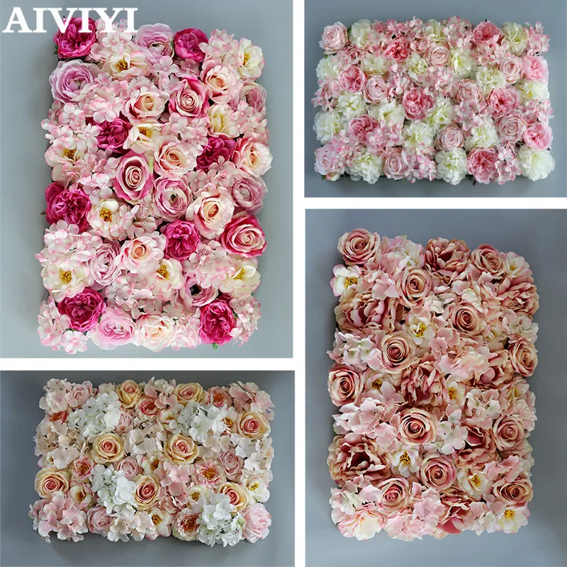 

Foreign trade excellent product artificial thickening encryption flower wall background wedding photo studio birthday party band
