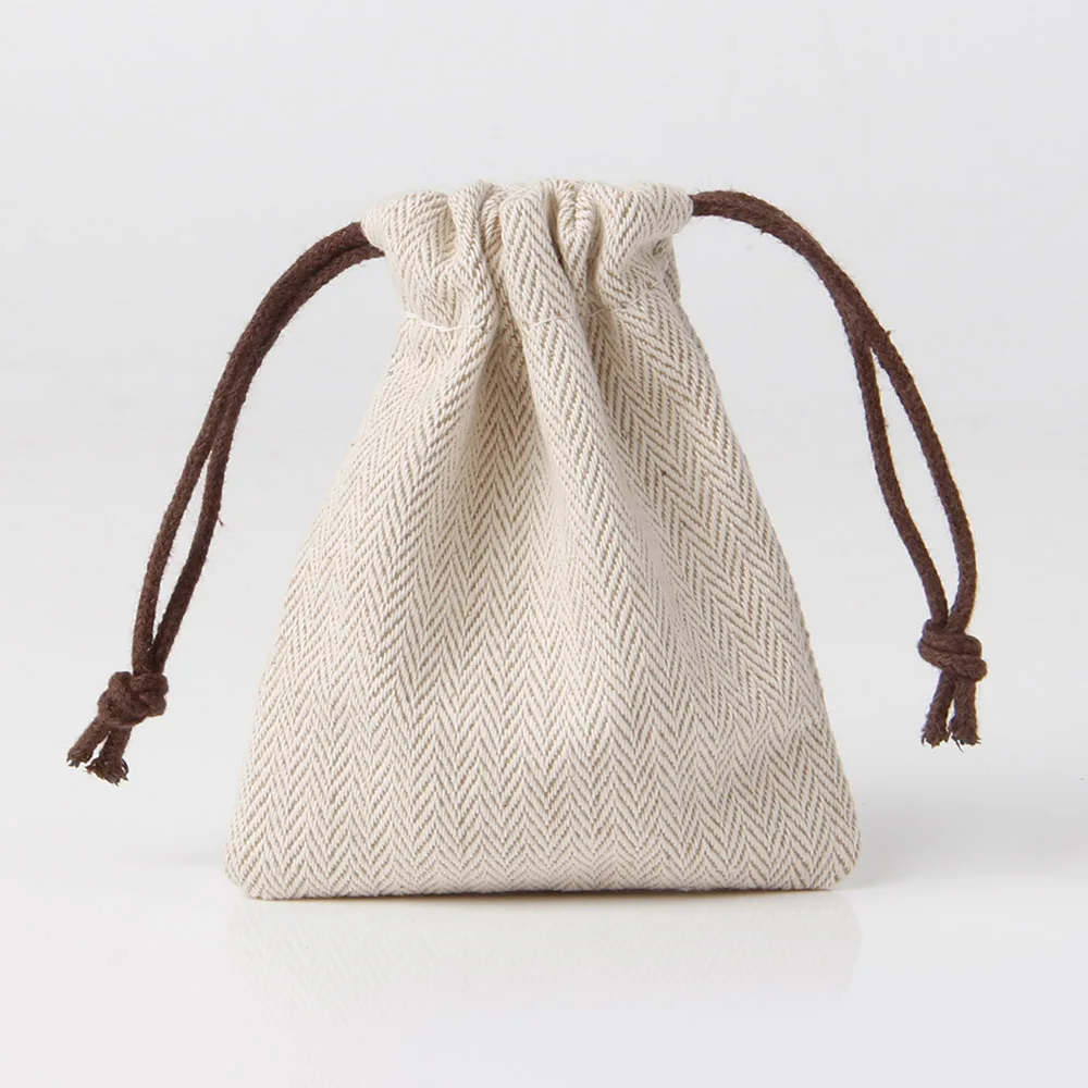 Cotton Gift Bags Custom Design Jewelry bag