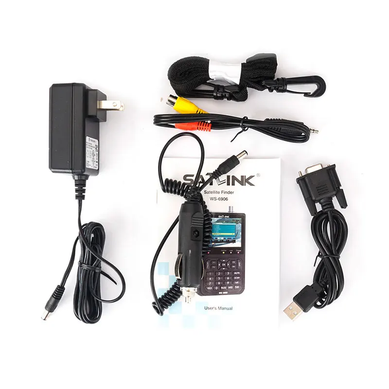 Satxtrem Satlink WS 6906 Sat Findermini Mini dgical DVB-S2 FTA приемник спутниковый измеритель поддерживает QPSK Satlink спутниковый искатель