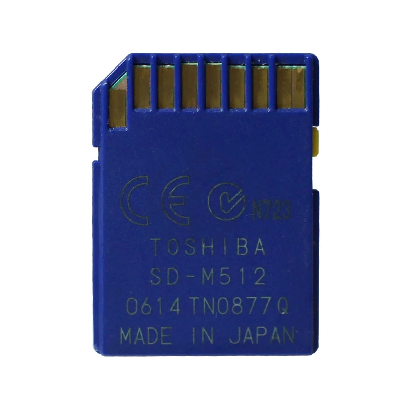 Оригинальная карта памяти Toshiba SD 512 Мб М класс 2 безопасная для цифровых камер |