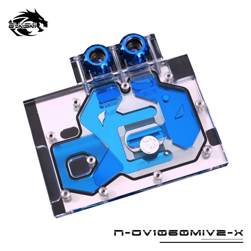 Bykski полный охват GPU водный блок для Gigabyte GTX1060 WF2OC IXOC видеокарта материнская плата