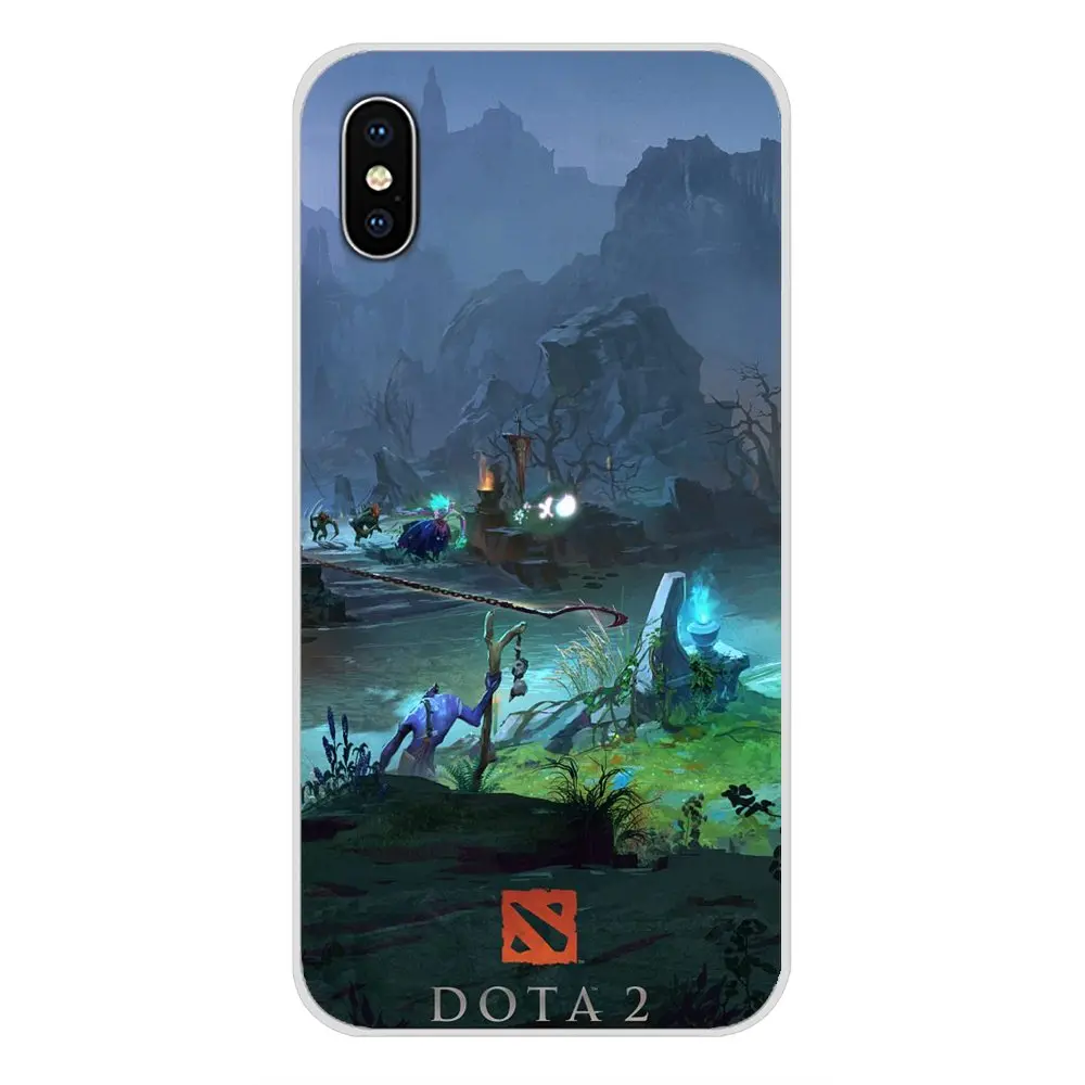dota 2 black Accessories Phone Cases Covers For Apple iPhone X XR XS MAX 4 4S 5 5S 5C SE 6 6S 7 8 Plus ipod touch | Мобильные