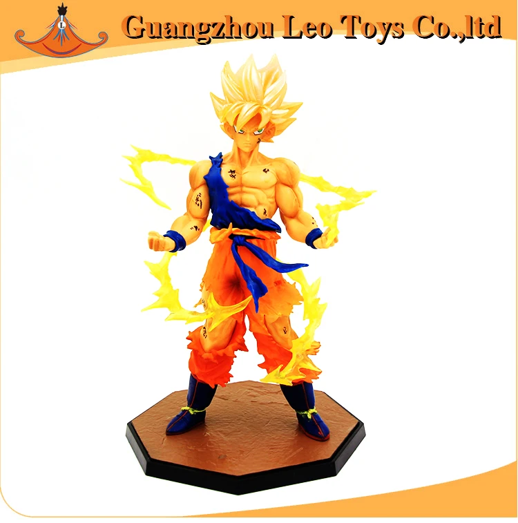 Фигурка действующего лица LEO TOYS Dragon ball Z Son Goku Super Saiyan F.ZERO из коллекции Anime Collection Toys мультфильм для детей Подарок.