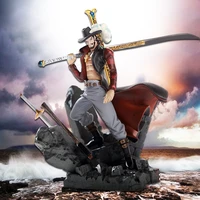 new hot 14cm one piece luffy dracule mihawk action figure toys christmas toy