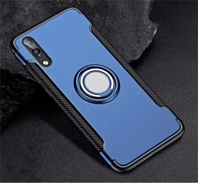 Blue Противоударный защитный чехол для huawei P30 Pro P20 Lite mate 20 с держателем для Honor 20 Pro 10i 10 Lite View 10 20 Fundas - Цвет: Blue