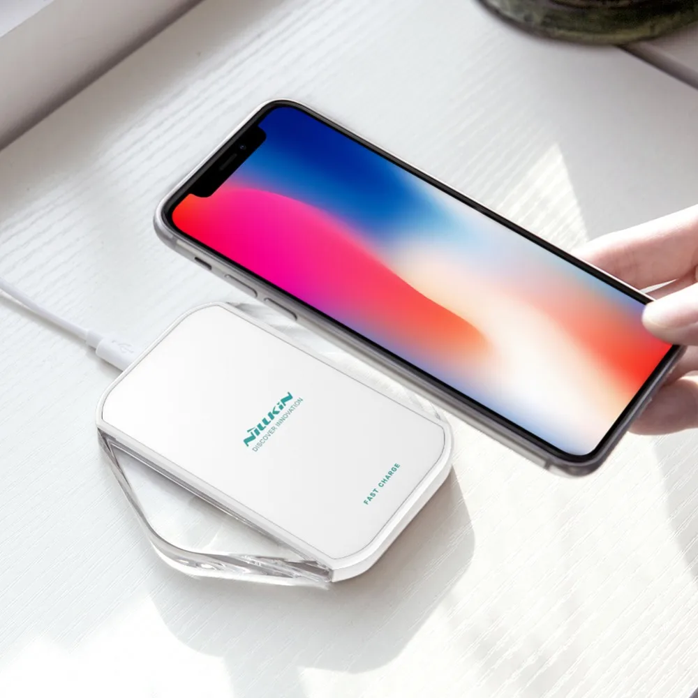 Qi Беспроводное зарядное устройство для SAMSUNG GALAXY S7 Edge S8 S9 Plus Note 9 8 Iphone X | Мобильные