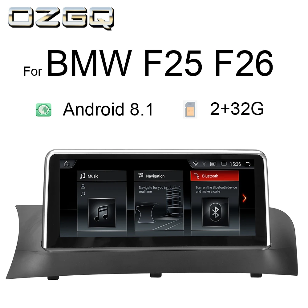 OZGQ 10 25 'ɺndroid 8 1 Plug and Play автомобильный Стерео Авторадио плеер для 2011-2016 BMW X3