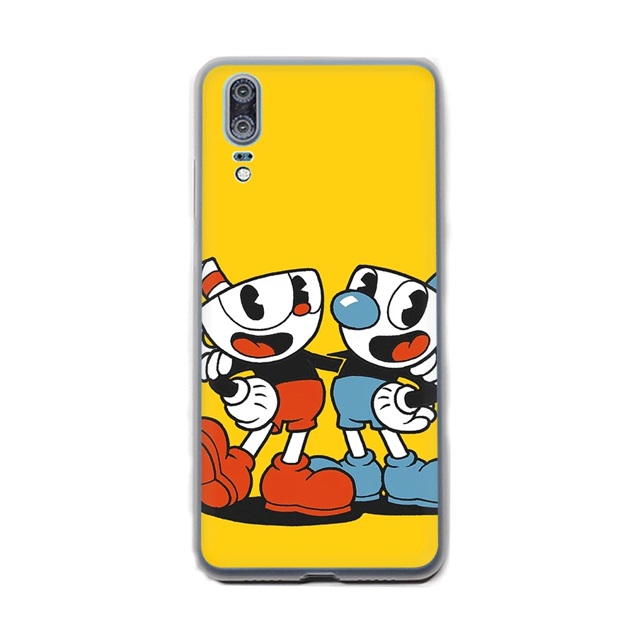 Жесткий чехол для телефона Desxz Cuphead Huawei P30 P8 P9 P10 P20 Pro Plus Lite Mini P Smart