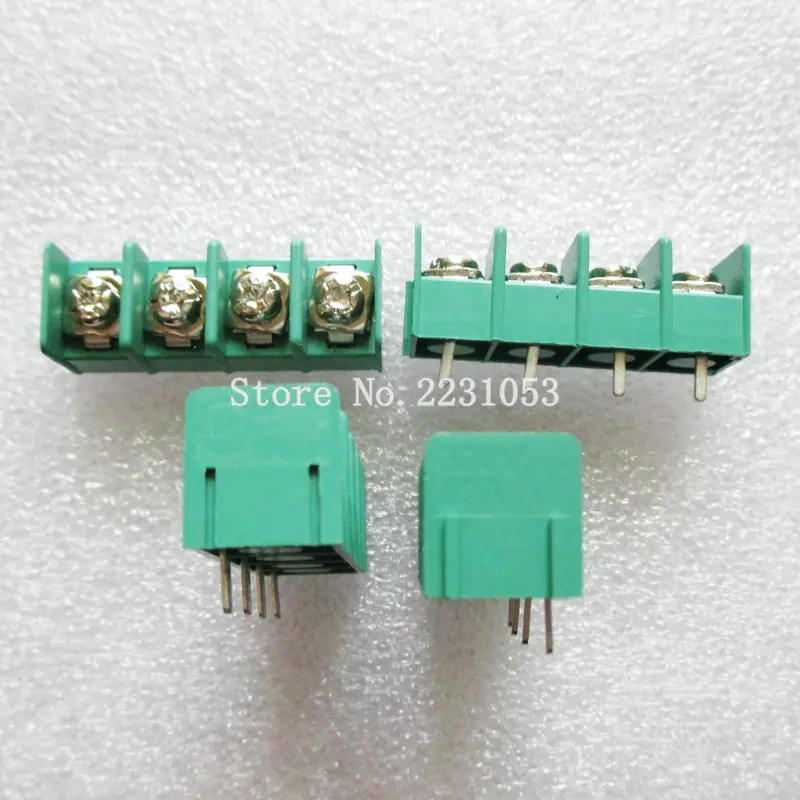 

10 шт./лот KF8500-4P 10 мм 300 в 8,5 мм Шаг соединителя печатной платы винтовой клеммный блок разъем 4pin 300 В 20A 22-12AWG