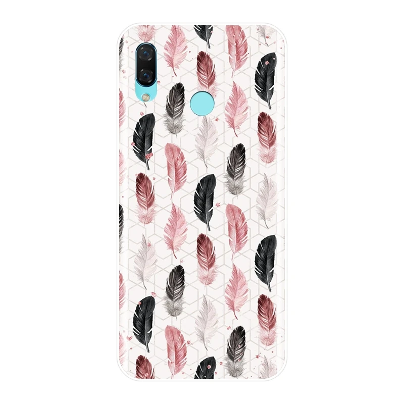 Мягкий силиконовый чехол для телефона Huawei Nova 3 3I 3E 2i 2 Lite Plus задняя крышка с ловцом