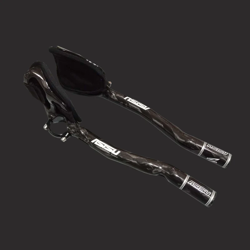 12K glossy Горячая Распродажа дорожный пробный велосипедный Триатлон TT углеродное волокно полный стиль Расширенный велосипедный светильник для отдыха на руле 31,8 мм - Цвет: 12K glossy
