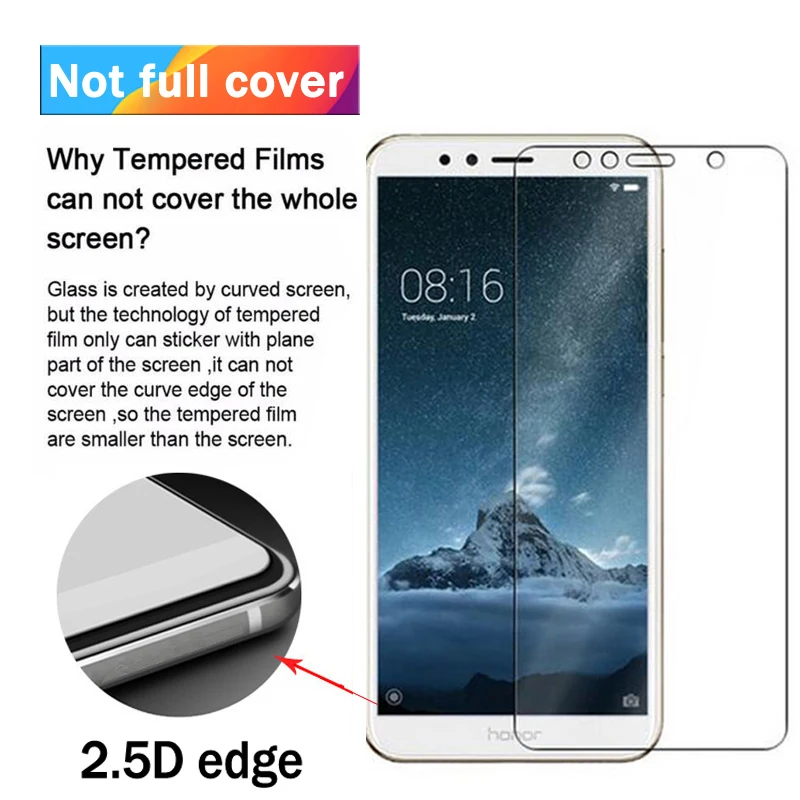 Защитное стекло на huawei Y6 Y7 Prime 2018 Y 5 6 7 9 2017 prime ii защитное протектор экрана из