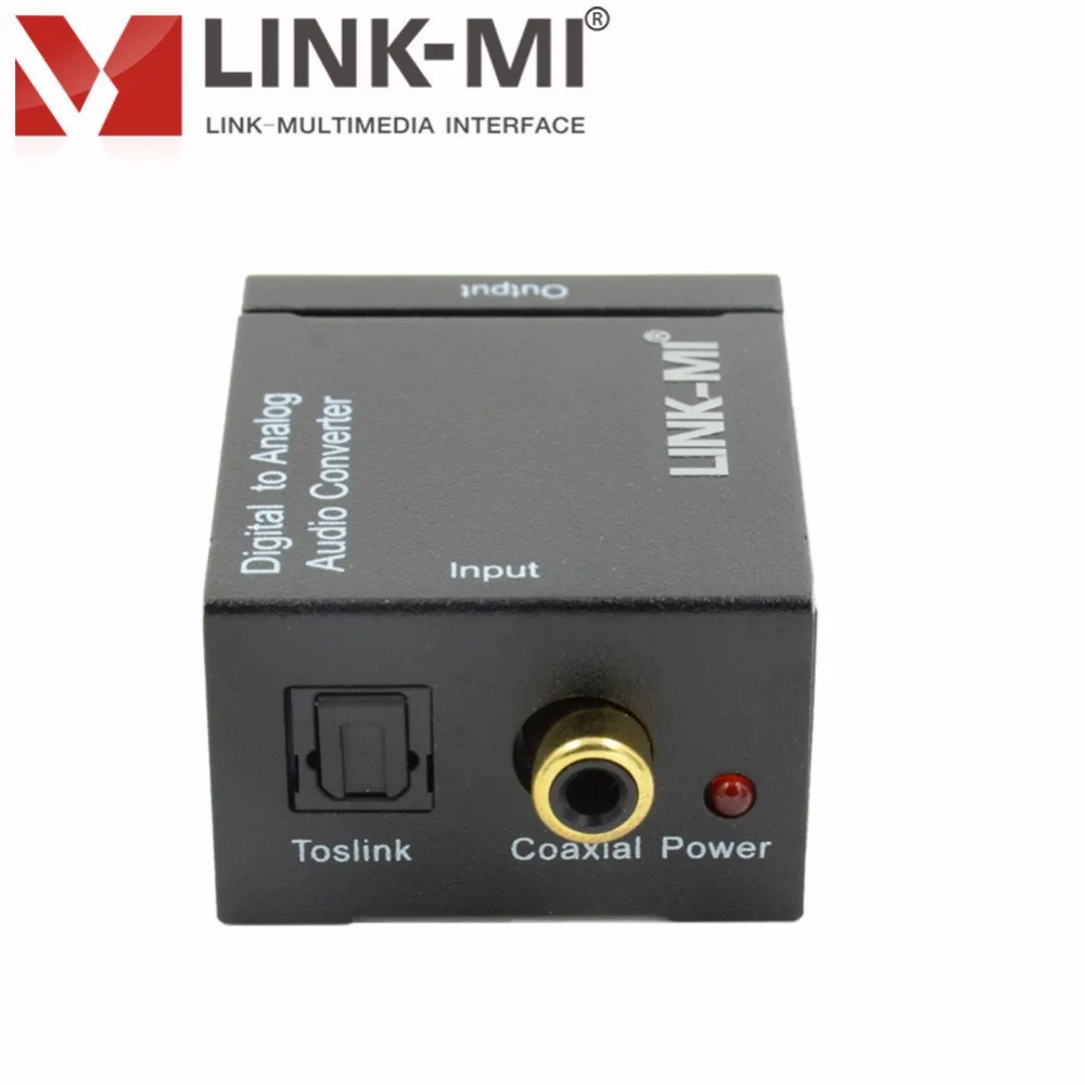 Аналоговый коаксиальный или Toslink цифровой аудио конвертер в L/R LINK MI|audio converter|audio