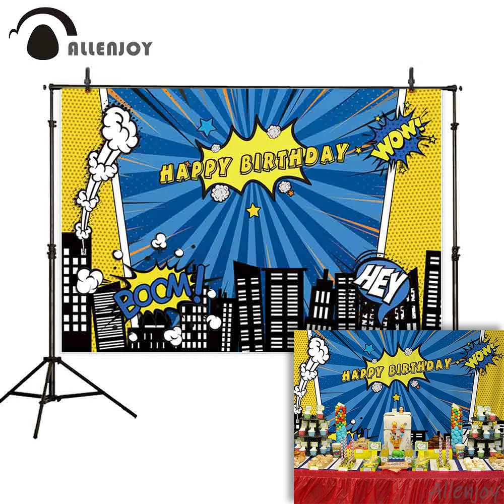 Allenjoy фоны для фотостудии классный современный город высокое здание супергерой