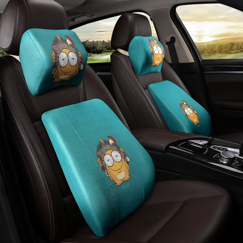 1 шт пены памяти мультфильм hello kitty милые автокресло подушки подголовника для шеи