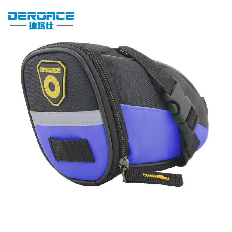 Deroace Велосипед сумка Shell непромокаемые седельная светоотражающие велосипед