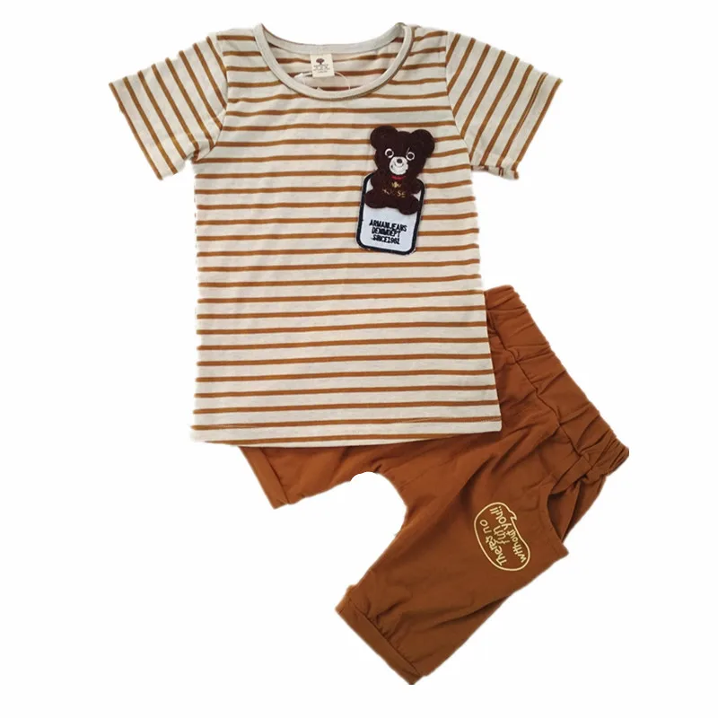 BBWOWLIN Baby Boy Sets Cartoon Cotton T Shirt with Shorts for 2 Years Clothes 132 |