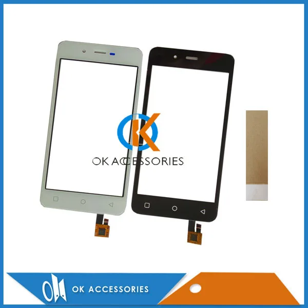 4.7 Inches For Micromax Canvas Spark Q380 Touch Screen Digitizer Black White Color With Tape 1PC/Lot | Мобильные телефоны и