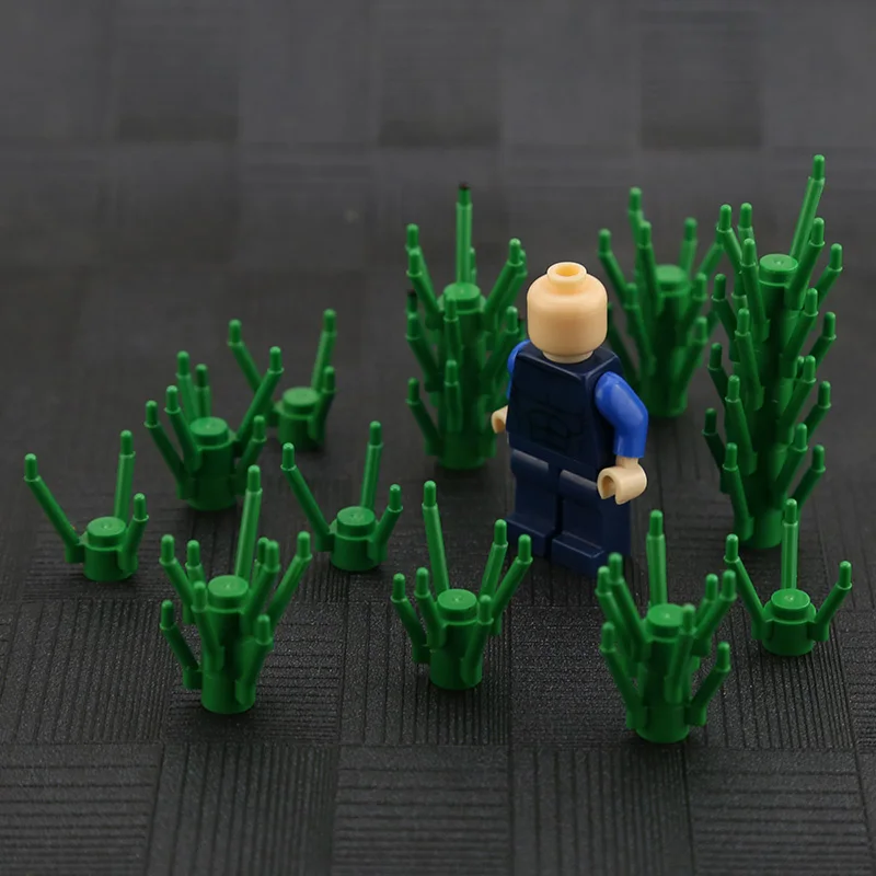 10 видов стилей DIY строительные блоки совместимые с деревьями стволы MOC